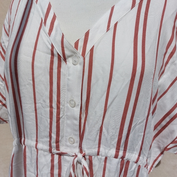 Thyme maternity dress button up draw string Size M - Picture 3 of 8